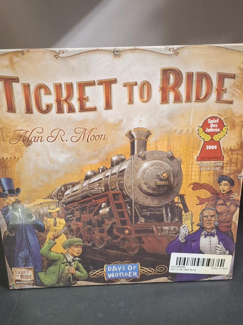 Ticket to Ride Board Game by Days of Wonder – Brown & Cream Artwork